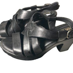 Born Black Platform Sandals 8M